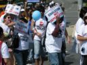 Nearly a thousand people march through Arlington to support immigration reform in May 2010
