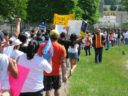 Nearly a thousand people march through Arlington to support immigration reform