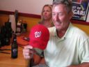 Ricky Wadford of North Carolina had his baseball cap signed by President Obama