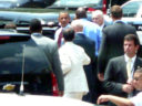 President Obama outside Ray's Hell Burger (courtesy of Barry Skidmore)