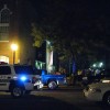 Police and a SWAT team outside Alexandria City Hall Police and a SWAT team outside Alexandria City Hall