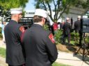 FDNY presents Arlington with steel from the World Trade Center 016