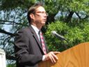 FDNY presents Arlington with steel from the World Trade Center 028