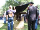 FDNY presents Arlington with steel from the World Trade Center 052