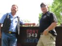 FDNY presents Arlington with steel from the World Trade Center 124