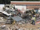 Rubble of the old Yorktown High School