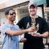 Burrito eating contest winner (by Amber Wilkie Photography) Burrito eating contest winner (by Amber Wilkie Photography)