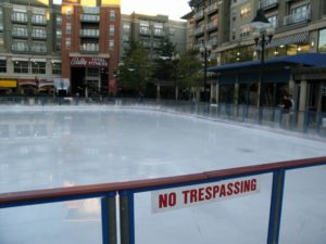 Pentagon Row ice rink on Oct. 28