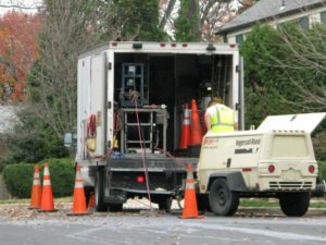 Sewer relining work in North Arlington
