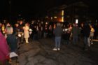Candlelight vigil for slain Lyon Village resident Carl Diener. Police are seeking tips in Diener's unsolved murder.