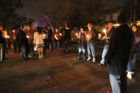 Candlelight vigil for slain Lyon Village resident Carl Diener. Police are seeking tips in Diener's unsolved murder.