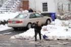 Snowy scenes around North Arlington 1/27/11