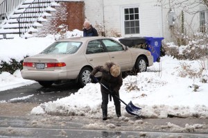 Snowy scenes around North Arlington 1/27/11