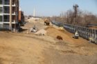 Construction of Long Bridge Park in March 2011