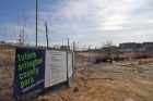 Construction of Long Bridge Park in March 2011