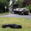 An SUV and a tractor trailer ran off the road near the intersection of Route 50 and S. Manchester Street An SUV and a tractor trailer ran off the road near the intersection of Route 50 and S. Manchester Street