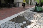 Brick work at Courthouse Plaza