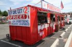 A fireworks booth at the corner of Columbia Pike and Glebe Road