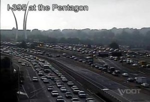 Heavy traffic on I-395 (file photo)