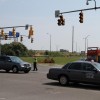 The traffic light at Army Navy Drive and S. Hayes Street is dark due to an accident The traffic light at Army Navy Drive and S. Hayes Street is dark due to an accident