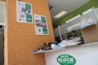 The soon-to-open South Block Smoothie & Burrito Co. store