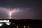 Lightning from 7/11/11 storm (photo by J. Morrow)