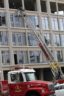 Firefighters and paramedics rescue an injured construction worker in Ballston
