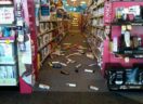 Items on the floor of the CVS at N. Glebe and Pershing Drive after the Aug. 23, 2011 earthquake (courtesy of Taniel Shant)