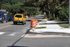 Bus turn-off lane eliminated on Arlington Ridge Road