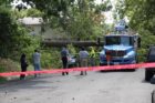 Arlington officials survey damage at N. Quantico Street and 18th Street