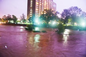 Flooding in Arlington on 9/8/11 (courtesy Brendan L.)