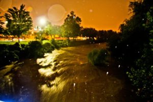 Flooding in Arlington on 9/8/11 (courtesy Brendan L.)