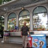Concession stand in the Crystal City water park