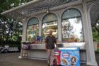 Concession stand in the Crystal City water park