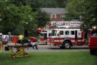 House fire on S. Glebe Road