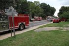 House fire on S. Glebe Road