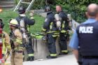 House fire on S. Glebe Road