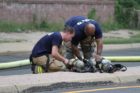 House fire on S. Glebe Road