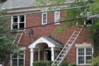 House fire on S. Glebe Road