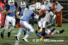 The Yorktown High School football team defeats Hayfield on 9/23/11