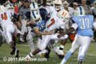 The Yorktown High School football team defeats Hayfield on 9/23/11