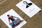 A makeshift memorial to Steve Jobs outside the Clarendon Apple Store