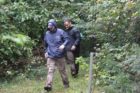 Investigators near I-66 and Patrick Henry Drive