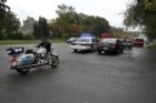 An ACPD motorcycle officer was hurt in a wreck on Route 50