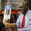 Republican presidential candidate Herman Cain signing books at the Pentagon City Costco Republican presidential candidate Herman Cain signing books at the Pentagon City Costco