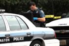 Bomb squad members and police officers investigate suspicious packages near I-66 and the Patrick Henry Drive overpass (file photo)