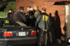 FBI agents executed a search warrant on a house in Cherrydale Thursday night