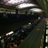 Overcrowded conditions at Rosslyn Metro station (via Twitter user @soxinly) Overcrowded conditions at Rosslyn Metro station (via Twitter user @soxinly)
