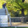 Marine Corps Marathon Preps near the Marine Corps Memorial