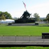 Marine Corps Marathon Preps near the Marine Corps Memorial